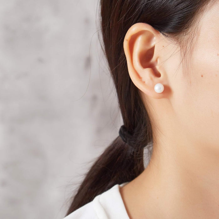 Silver Plated Freshwater Pearl Earrings