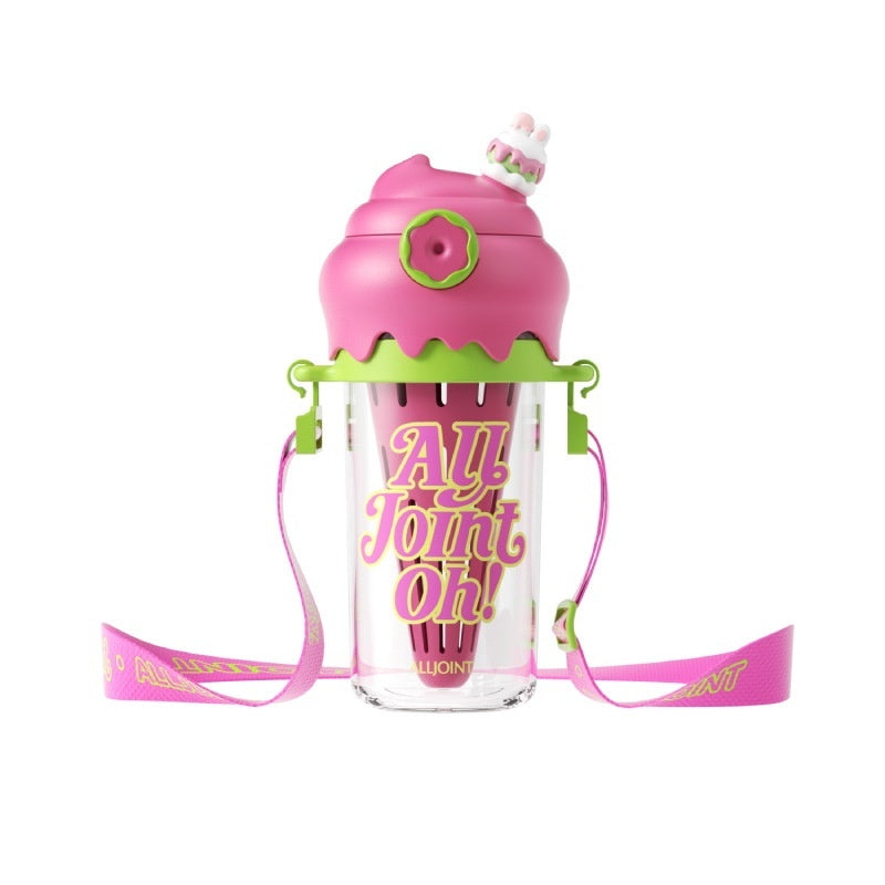 Youjin Ice Cream Cup Large-Capacity Water Bottle For School Portable