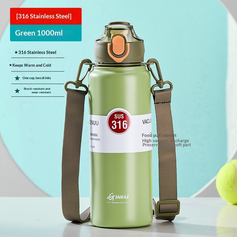 Large-capacity Stainless Steel Water Bottle