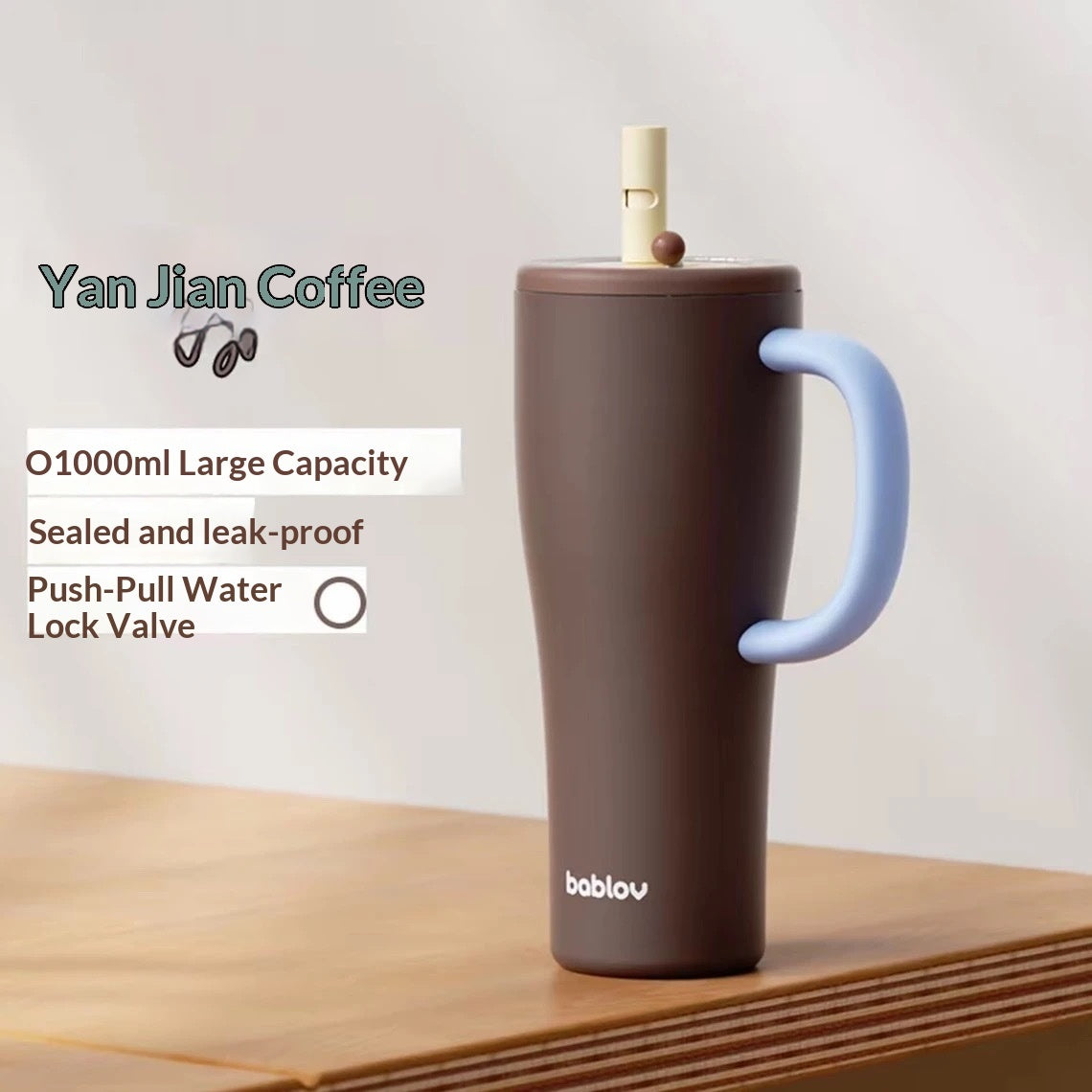 Big Mug Large-capacity Straw Cup
