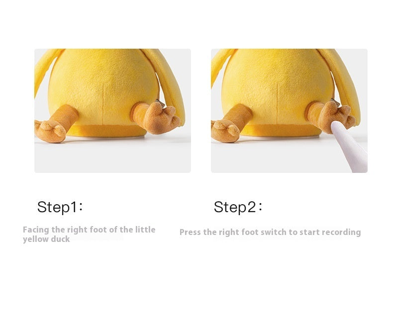 Babycare Repeat Reading Duck Plush Baby Talking Toy Baby Doll Doll Talking Duck Doll