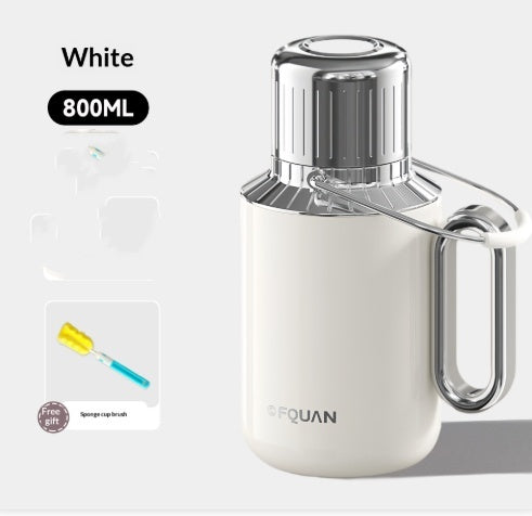 316 Stainless Steel Insulated Mug With Handle Design