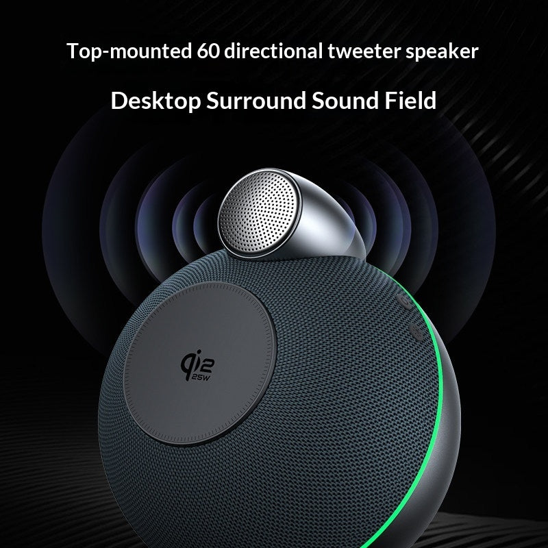 Wireless Fast-Charging Bluetooth Home Speaker
