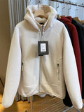 Double-sided Polar Fleece Zipper Hooded Thickened Couple Sweater Women