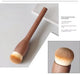 New 1Pcs European Vintage Wood Handle Makeup Brush High Quality Walnut Loose Powder Blush Foundation Contour Brush Super Soft