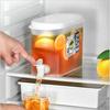 Plastic Beverage Dispenser with Faucet, 3.5L Capacity