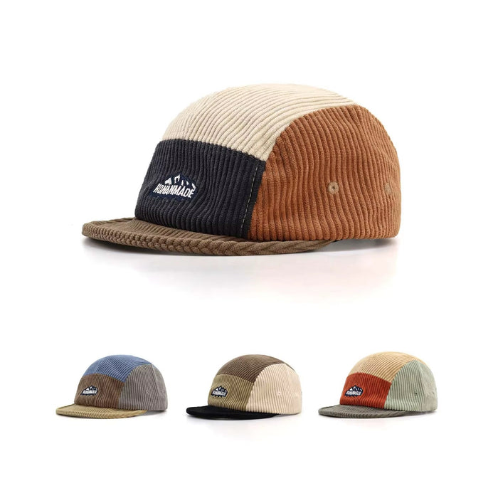 Winter Corduroy 5 Panel Baseball Cap for Women Men Gorras Lujo Gorrass Hombre Beisbol Velvet Snapback Hats