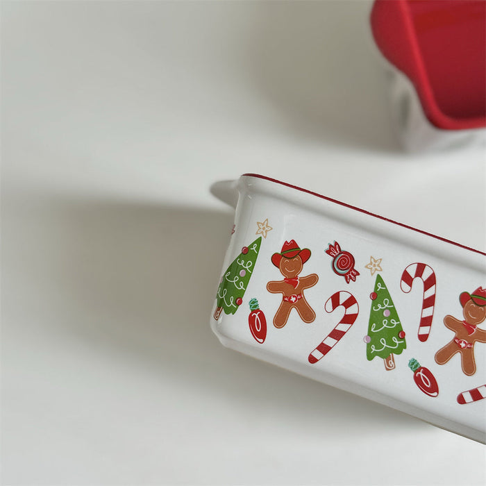 Christmas Tableware Gingerbread Man Berry Baking Tray