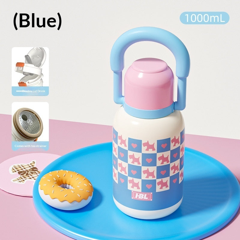 Cartoon Outdoor Portable Dual Drinking Cups