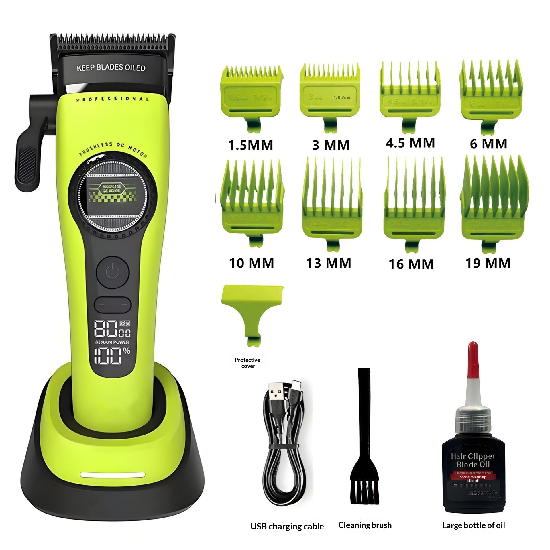External-rotor Brushless Hair Clipper For Home And Salon Use