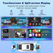 Portable Car Stereo,For Wireless Apple Carplay & Android Auto,10.26 Inch 1080P HD Touch Screen Radio with BT 5.0, Mirror Link Support Truck RV Dash Mount (10.26 Inch+Dual - Camera)