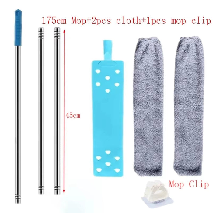 Telescopic Long Handle Broom for Home Blinds Dust Microfiber Brushes to Install Easy to Use Household Cleaning Tools