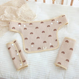 Anti-bite Towel Two Dogs Sucking Belt Baby Waist Stool Chest Pure Cotton Yarn Saliva Towel