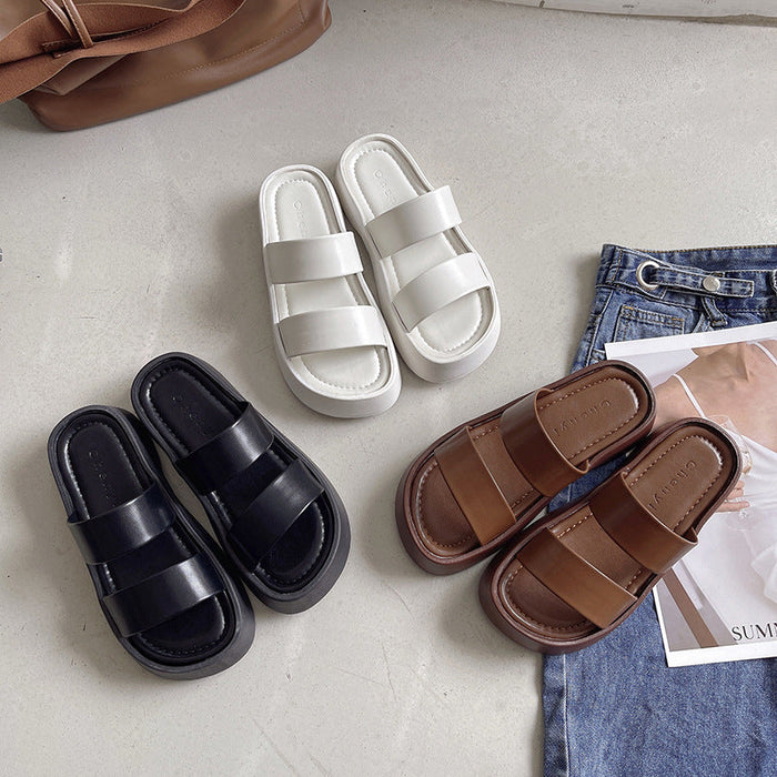 Casual Slippers Women's Muffin Comfortable Platform Sandals