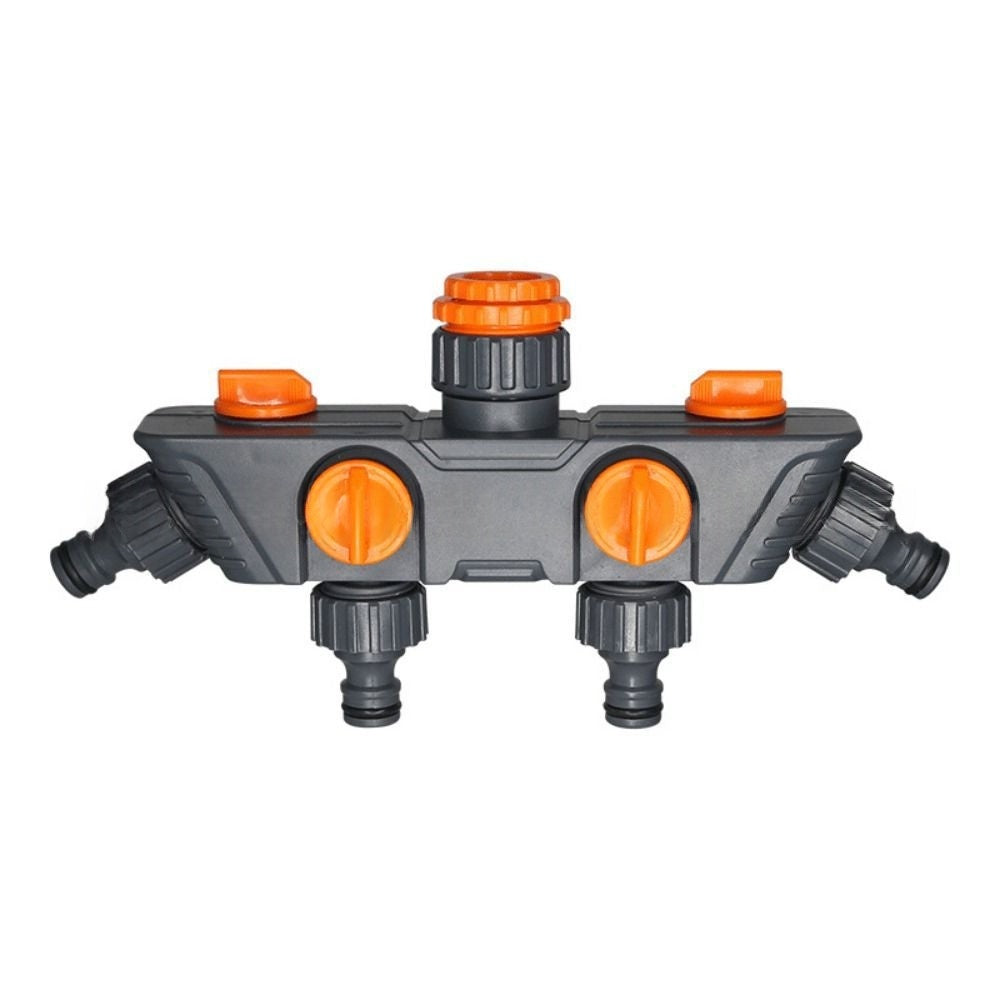 Garden Watering Faucet Four-Way Hose Splitter