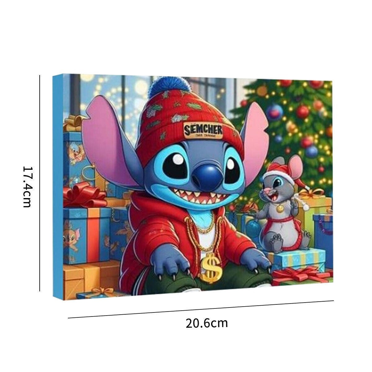 Christmas Jewellery Advent Calendar Stitch Diy-Decor Making-Kit Gift Ornaments