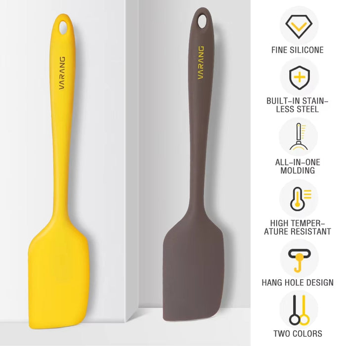 Kitchen Silicone Cream Butter Cake Spatula Scraper Cake Cream Scraper Nonstick Butter Spatula Brush Mixer Cake Baking Tools