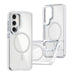 Original Magsafe Case for  Galaxy S24 S23 S22 Ultra plus FE A14 A15 A34 A54 A24 A55 Magnetic Wireless Charge Clear Cover