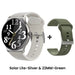 Solar Lite Smart Watch 1.38" Display Bluetooth 5.3 100+ Watch Faces Spo2 Heart Rate Monitor 20 Days Endurance Smartwatch