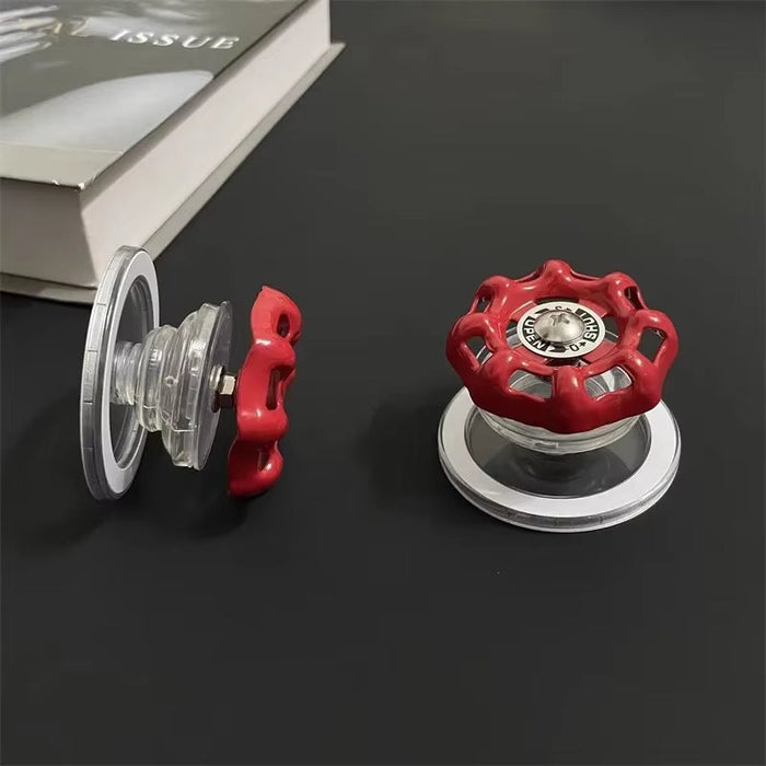 Valve Magnetic Folding Mobile Phone Grip Holder Socket Pocket Support for Magsafe Iphone Mac Safe Ring Finger Expanding Stand