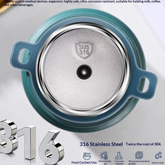 Large-capacity Stainless Steel Water Bottle