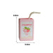 Cool Vase Milk Vase Cute Planter with Juice Box Design Good Decorative Effect for Pen Container Storage Box Floral Pot Decor