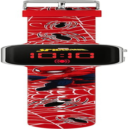Spiderman Boy'S Digital Quartz Watch with Silicone Strap SPD4719ARG