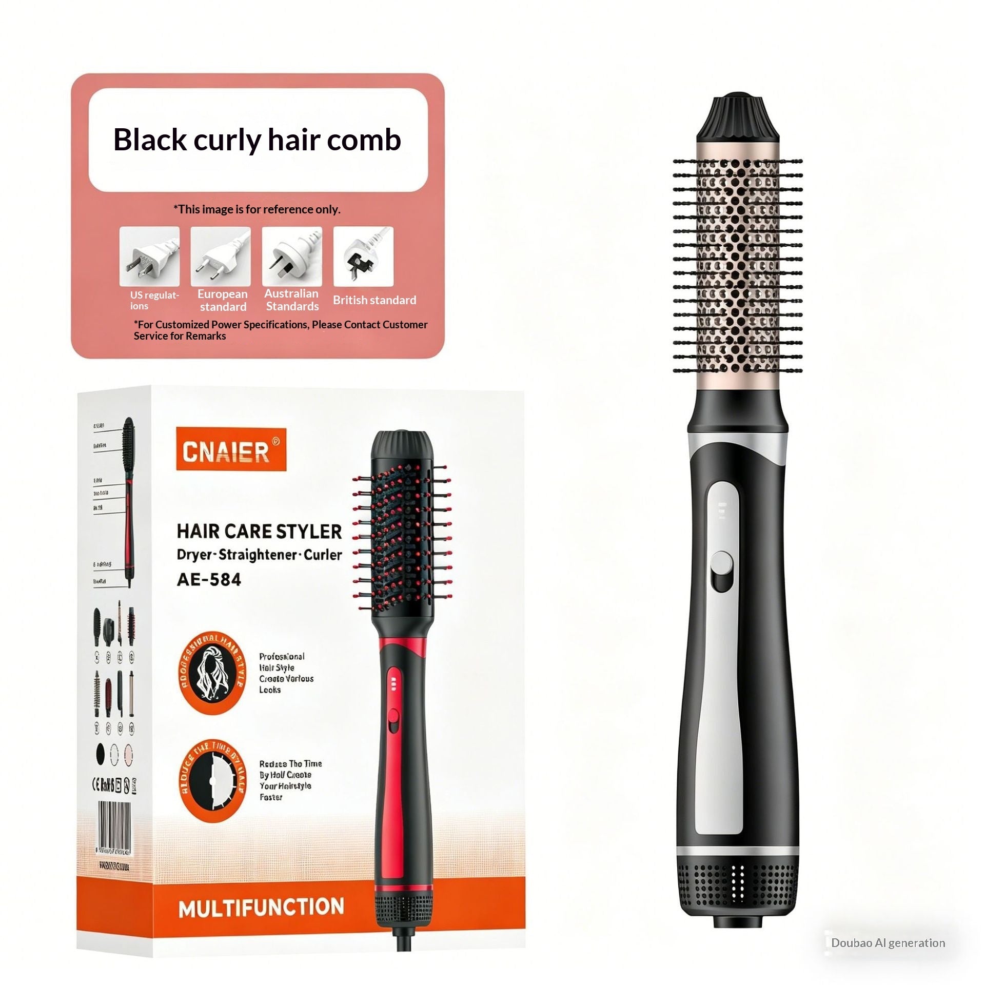 Dual-function Hair Straightener For Both Curling And Straightening