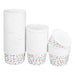 Cabilock 100Pcs Disposable Ice Cream Cups Dessert Bowls Dot Paper Cups Party Supplies
