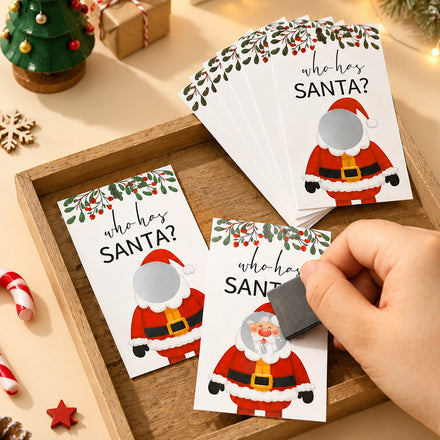 Santa Claus Scratch-Off Round Game
