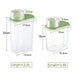 PP Food Storage Box Plastic Transparent Container Set with Inverted Lid Kitchen Storage Bottle Jar Dry Food Jar 1.9L-2.5L