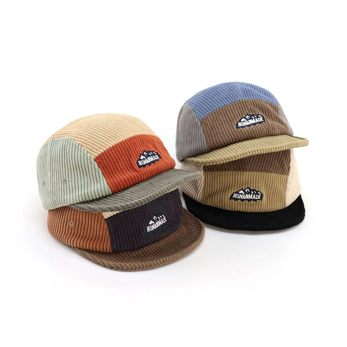 Winter Corduroy 5 Panel Baseball Cap for Women Men Gorras Lujo Gorrass Hombre Beisbol Velvet Snapback Hats