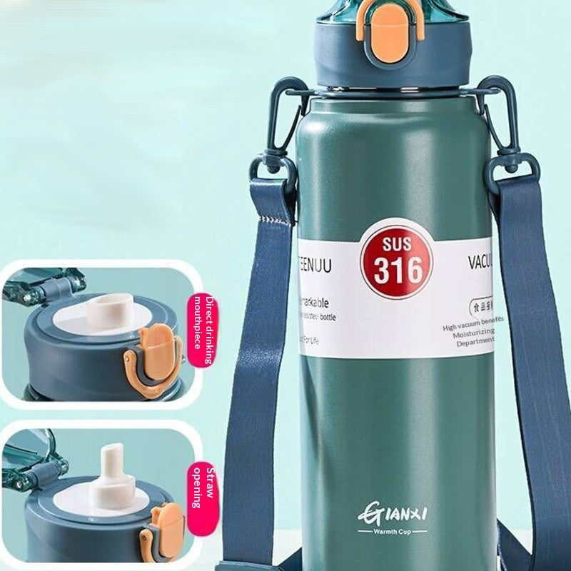 Large-capacity Stainless Steel Water Bottle