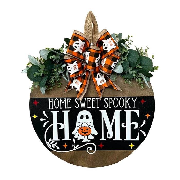 Autumn Decoration Halloween Thanksgiving Ghost HOME Decoration Wooden Hanging