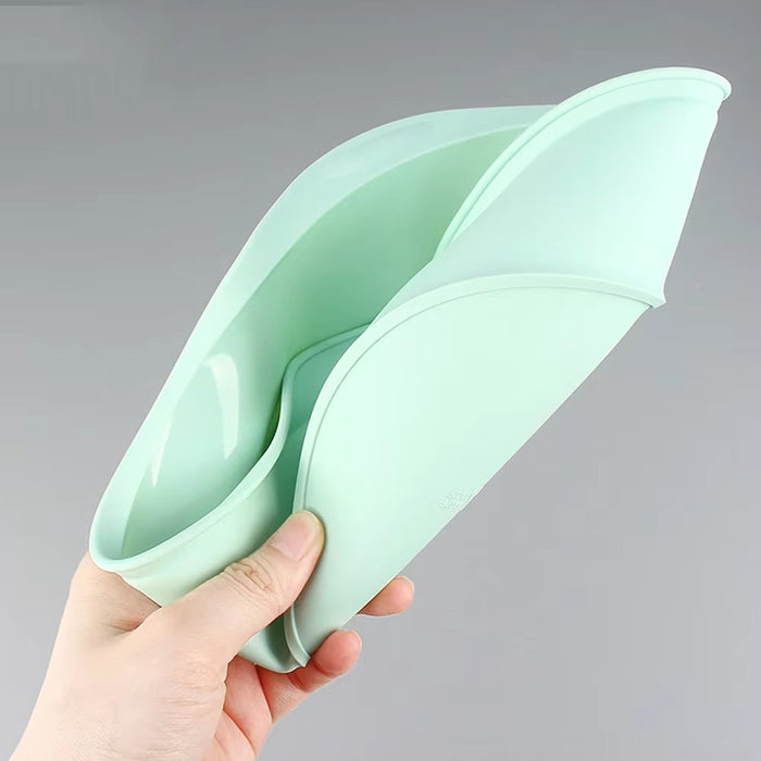 1/4Pcs Silicone Square Cake Plate Non-Stick Brownie Pot with Anti-Slip Handle Oven and Air Fryer Safe Perfect for Baking Cakes