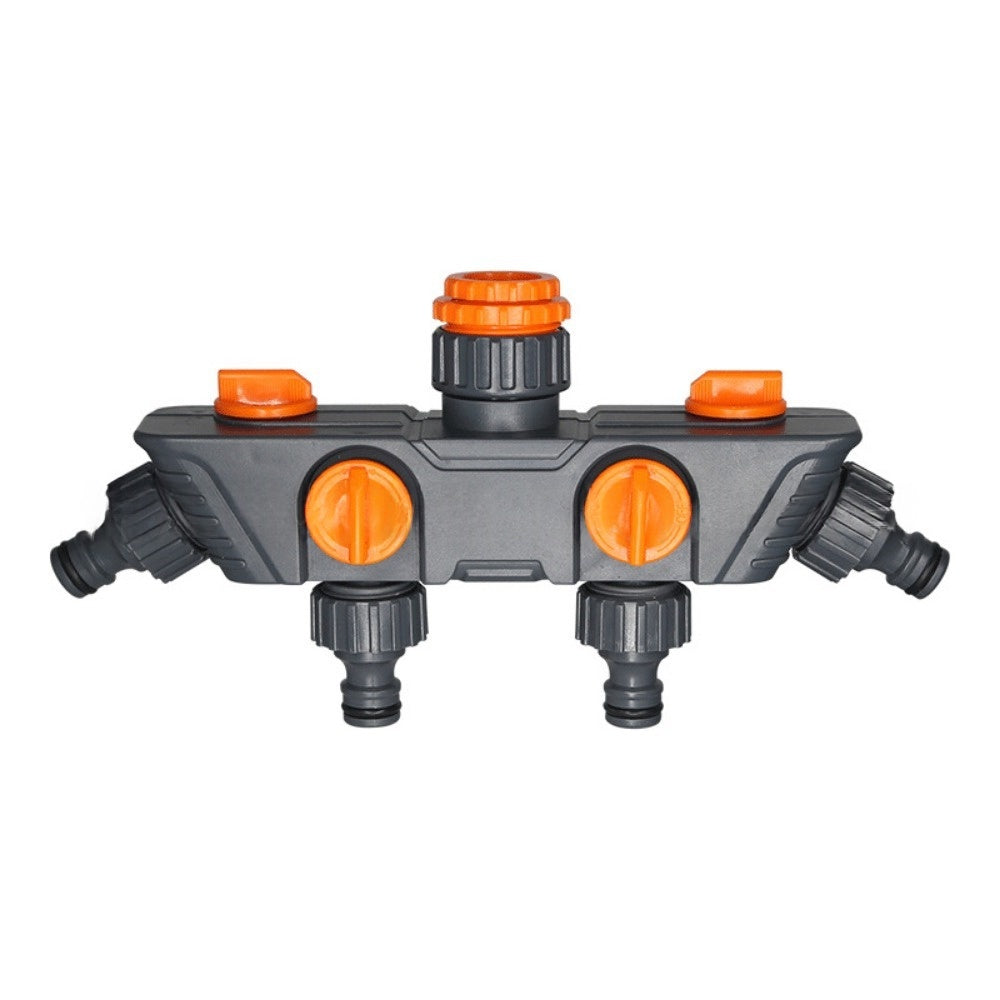 Garden Watering Faucet Four-Way Hose Splitter