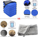 Microfibre Cleaning Cloths, 6 Pack, Two-Layer Thickened Towels, Lint Free Super Absorbent Towel for Household and Car Washing, Drying, Detailing, 40X30Cm