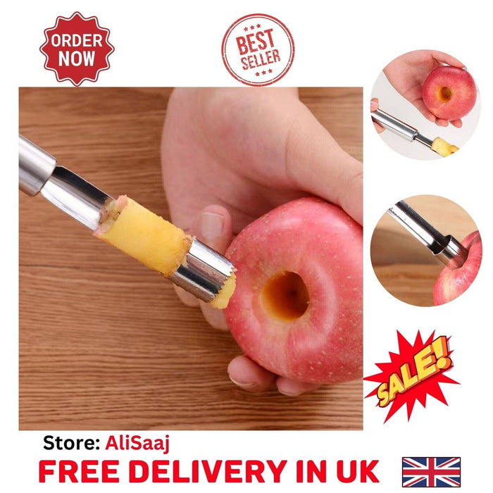 Apple Corer Stainless Steel Core Remover Kitchen Tool Fruit Pip Pear Utensil