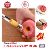 Apple Corer Stainless Steel Core Remover Kitchen Tool Fruit Pip Pear Utensil