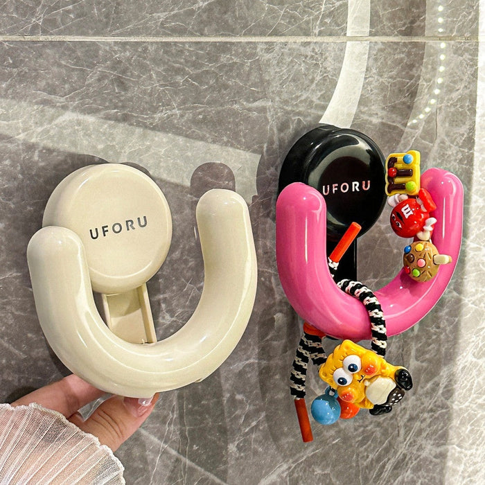 Bathroom Suction Cup Hair Band Hair Band Storage Rack Wall