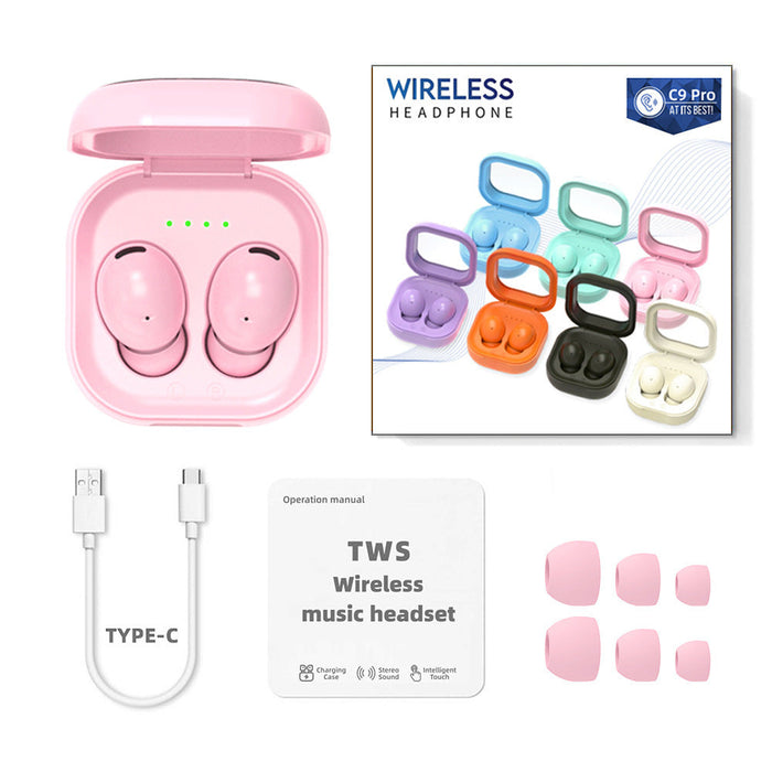 Bluetooth Headset Translucent Charging Bin Wireless 53 In-ear Ultra-long Life Battery