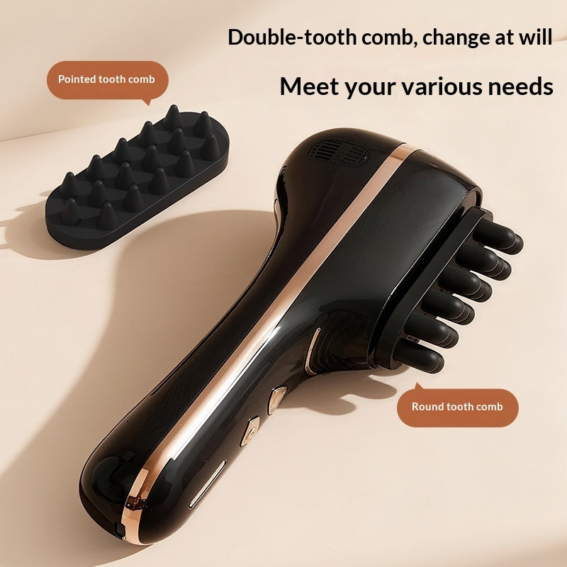 New Multifunctional Fascia Comb Vibrating Head Massager