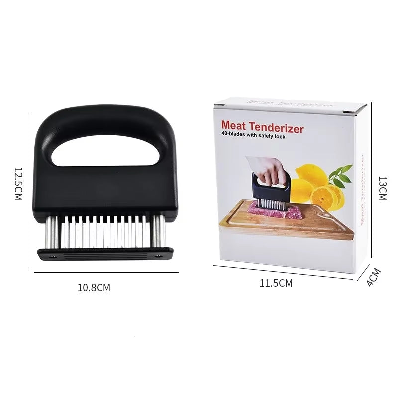 Meat Tenderizer with 48 Stainless Steel Blades Ultra Sharp Needle Tenderizer for Tenderizing Steak Beef Kitchen Gadgets Accessor