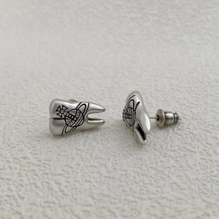 Washable Anti-Allergic Teeth Earrings